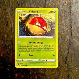 Hisuian Voltorb Basic Pokémon Card- HP50
